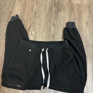 Figs Black Technical Collection Pants